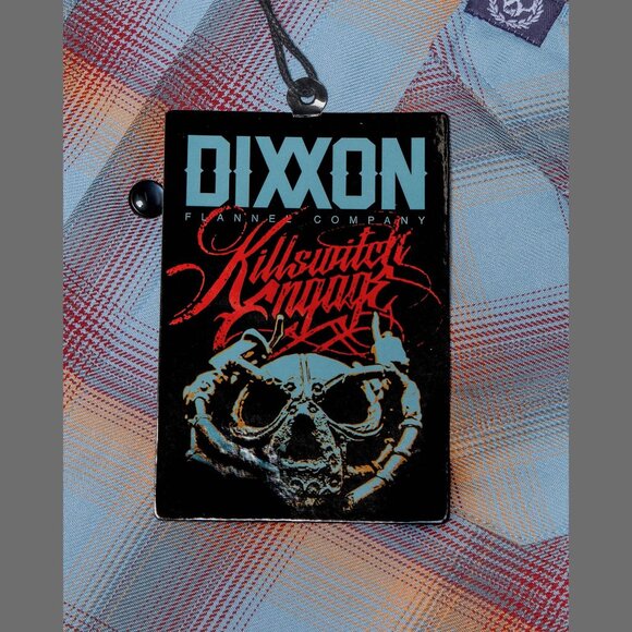 DIXXON FLANNEL x KILLSWITCH ENGAGE Flannel Shirt Collab - Men's Large - Picture 4 of 10